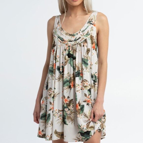 Rip Curl Sleeveless Relaxed Fit Mini Dress - Picture 1 of 9